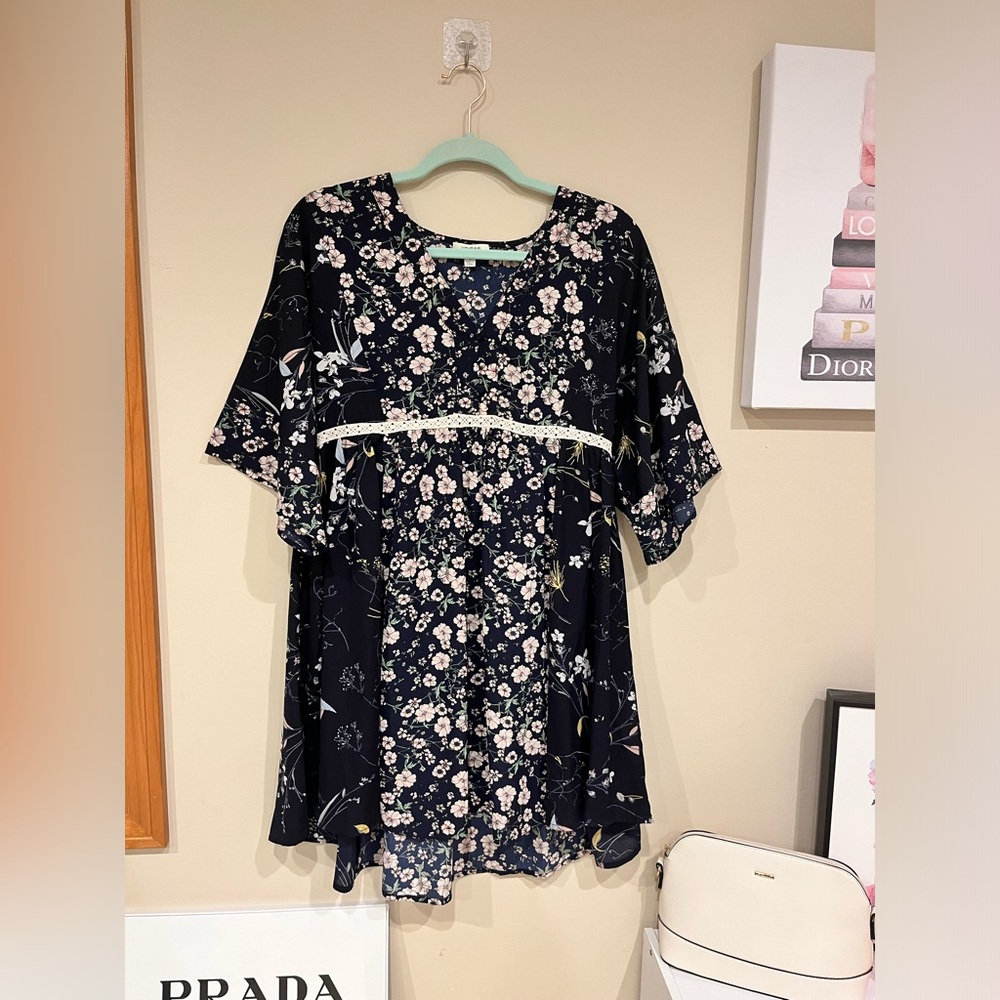 Floral tunic